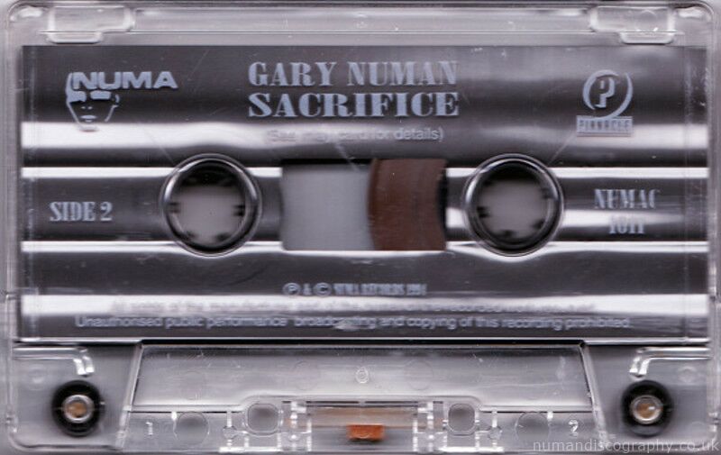 Gary Numan - Sacrifice Lyrics and Tracklist