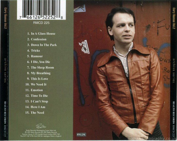 Gary Numan Albums 